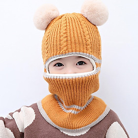 Nón len, mũ len trùm kín cổ mẫu NINJA cực ấm, cực chất cho bé từ 3-7 tuổi