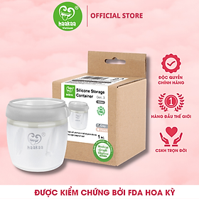 Bình trữ sữa silicone Gen.3 160ml Haakaa. Không chứa BPA, PVC và phthalate. Dễ dàng chuyển đổi thành Bình sữa, cốc hứng sữa