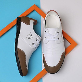 Men's breathable wear-resistant single shoes fashion all-match casual microfiber men's shoes