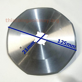 Dao 125 có 8 cạnh bát giác cho máy cắt vải đường kính ngoài 125mm, trong 21mm