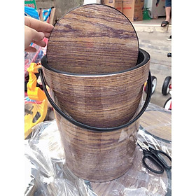 Mua Thùng rác nhựa giả vân gỗ sang trọng Việt Nhật