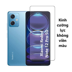 Kính cường lực Xiaomi Redmi Note 9 10 11 12 13 Pro T S Lite 5G 4G không viền màu