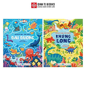 Sách - Giải mã mê cung - Phát triển IQ cho trẻ từ 6 tuổi - Combo 2 Cuốn - Đinh Tị Books