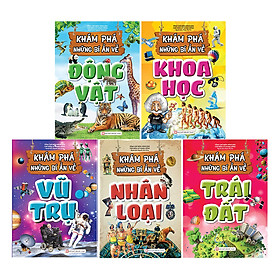 [Download Sách] Combo Khám Phá Về Những Bí Ẩn Về Đông Vật + Khoa Học + Trái Đất + Vũ Trụ +Nhân Loại