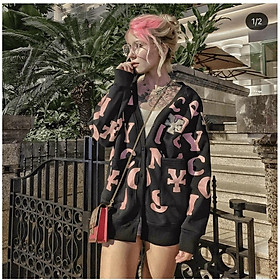 Áo khoác nỉ cardigan form chuẩn đẹp