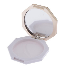Plastic Empty Powder Case Box Face Powder Makeup Blusher Cosmetic Container