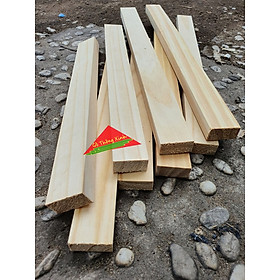 Mua Thanh gỗ thông vuông mới đẹp dài 30cm  rộng 3cm  dày 1.5cm đã bào láng đẹp 4 mặt rất thích hợp làm nẹp  làm khung sườn