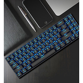 Mua Bàn phím cơ không dây RK71- Blue switch  CHÍNH HÃNG Royal Kludge  71 phím nhỏ gọn  tiện lợi  dễ dàng mang theo