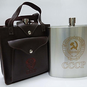Bình rượu inox cccp cao cấp 3l - tặng kèm phễu inox