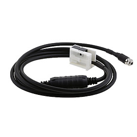 3.5mm Female AUX Auxiliary Audio Input Adapter Cable for  E60  E64 E65
