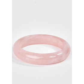 Vòng Tay Thạch Anh Hồng Liền Khối Ngọc Quý Gemstones