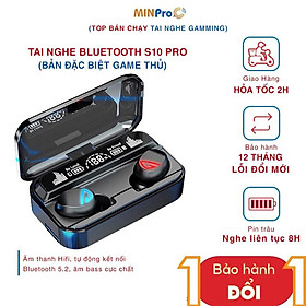 Mua Tai nghe bluetooth Minpro S10 Pro  tai nghe không dây cảm ứng  có mic  nghe nhạc