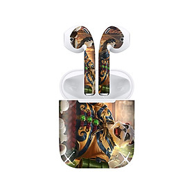 Mua Miếng dán skin chống bẩn cho tai nghe AirPods in hình Liên Quân - Zuka Đại Phú Ông - LQM026 (bản không dây 1 và 2)