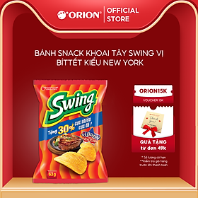 Bánh Snack ORION Khoai Tây Swing vị Bíttết Kiểu New York 63G