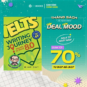 Sách - Ielts Writing Journey: Elevate To Band 8.0