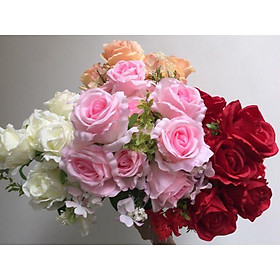 Mua Cụm hoa hồng 10 bông cao cấp
