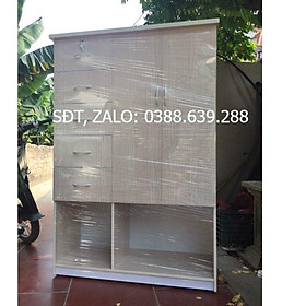 Mua Tủ nhựa đài loan 2 lớp vân gỗ sồi