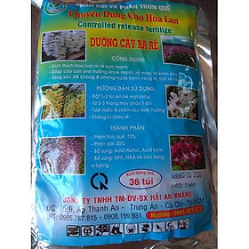 Phân dơi và trùn quế dưỡng cây ra rể cho hoa lan - gói 36 túi