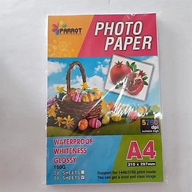 Mua Giấy in ảnh Parrot 180Gsm A4 1 mặt bóng