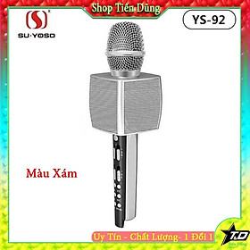 Mua Mic karaoke ys92 kiêm bluetooth karaoke di động dùng làm loa trợ giảng   âm thanh to rõ ràng   mic hát nhẹ