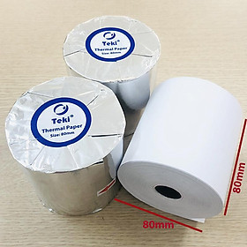 Mua Sét 10 cuộn giấy in nhiệt K80 ∅80 (OJI - JAPAN) Hàng nhập khẩu