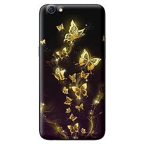 Ốp lưng cho Oppo A57 nền bướm vàng 1 - Hàng chính hãng
