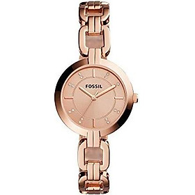 Fossil Women's Kerrigan Quartz Stainless Steel Dress Watch, Color: Silver (Model: BQ3205)