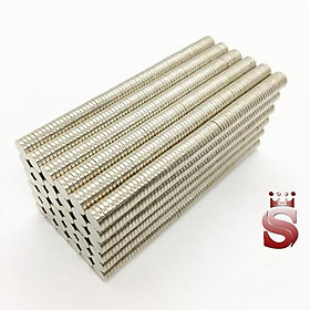 Nam châm viên tròn kích thước 8x1.8mm chất lượng tốt giá ưu đãi