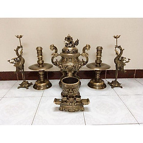 Mua Bộ đỉnh đồng cao 45cm .