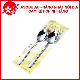 Mua Set 2 thìa muỗng ăn inox cao cấp Twins cỡ to nội địa Nhật Bản