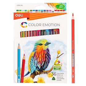 Hộp Bút chì gỗ 36 màu Deli EC00230