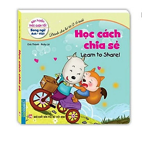 Hình ảnh Sách - Rèn luyện thói quen tốt - Học cách chia sẻ (song ngữ Anh - Việt)