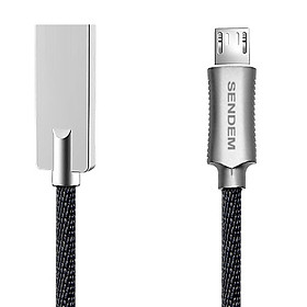 Mua Cáp sạc nhanh SENDEM T6 MicroUSB bọc kim loai dây dù (Giao màu ngẫu nhiên) - Hàng chính hãng