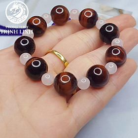 VÒNG CHUỖI NAM 12LY NÂU ĐỎ