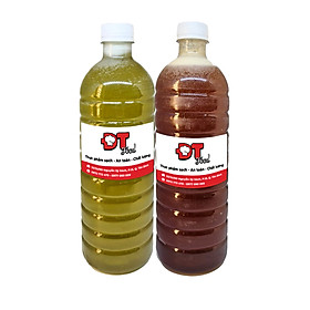 Combo 1 Lít Mật Ong Hoa Bạc Hà và 1 Lít Mật Ong Hoa Cà Phê Nguyên Chất DTFood