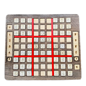 Sudoku 9x9 Có Hướng Dẫn 100 Bài Đố Đồ Chơi Gỗ Board Game Kết Hợp Cờ Caro Trò Chơi Trí Tuệ Cho Bé Thỏa Sức Vui Chơi