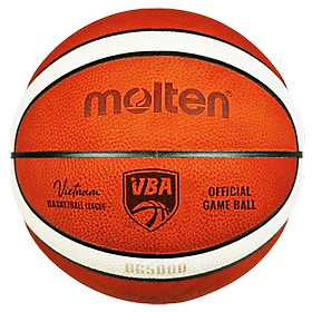 Bóng rổ Molten BG5000 - VBA Da thật - Bóng thi đấu chính thức hệ thống FIBA