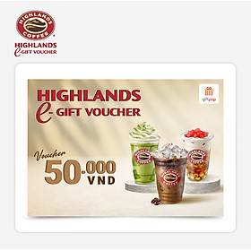 Giftpop - E-voucher Highlands Coffee 50K