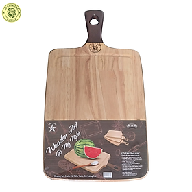 Mua Thớt Gỗ Cao Su Tay Cầm Chữ Nhật Dài 39.5  43  47 cm - Đồ Dùng Gia Dụng Nhà Bếp Thương Hiệu Trường Sơn