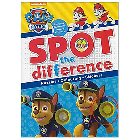 Nickelodeon PAW Patrol Spot The Difference: Puzzles, Colouring, Stickers