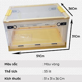 Mua Hộp nhựa  Thùng nhựa đựng đồ đa năng - Có bánh xe di chuyển - Có khớp để xếp chồng lên nhau thành tủ - Hàng chính hãng NIKITA