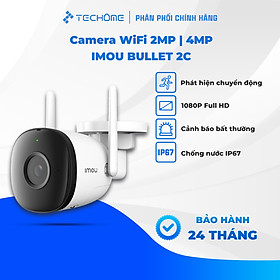 Camera IP ngoài trời IMOU BULLET 2C F22P F42P Full HD Wifi Hotspot, chống nước - Hàng chính hãng