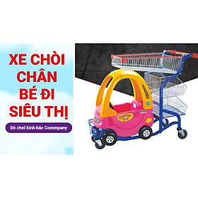 Mua Xe chòi chân bé đi siêu thị hot 2021,Xe tròi chân nhập khẩu Mẫu xe đẩy hàng siêu thị cao cấp cho bé tại Ecoxedien