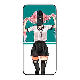 Ốp Lưng in cho Xiaomi Redmi 5 Plus Mẫu Cô Gái Anime - Hàng Chính Hãng