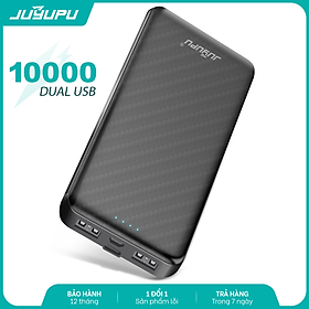 Mua Pin sạc dự phòng JUYUPU X180 10000mAh đèn led báo hiệu mini mỏng gọn dành cho iPhone Samsung OPPO VIVO HUAWEI XIAOMI - HÀNG CHÍNH HÃNG