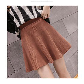 Chân váy len xòe dáng ngắn trẻ trung siêu cute - DL11256