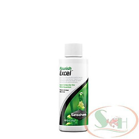 Diệt rêu hại Seachem Flourish Excel 100ml, 250ml, 500ml, 2L phân nước bổ sung co2 lỏng bể thủy sinh