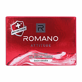 Xà Bông Cục Sạch Khuẩn Romano Attitude 90G