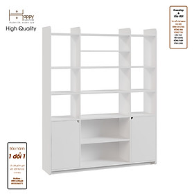 [Happy Home Furniture] CIRCLE, Tủ sách nhiều ngăn, 146cm x 35cm x 180cm (DxRxC),KSA_032