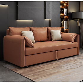 Sofa giường đa năng hộc kéo tay gối cao cấp HGK-21 ngăn chứa đồ tiện dụng Tundo KT 1m8